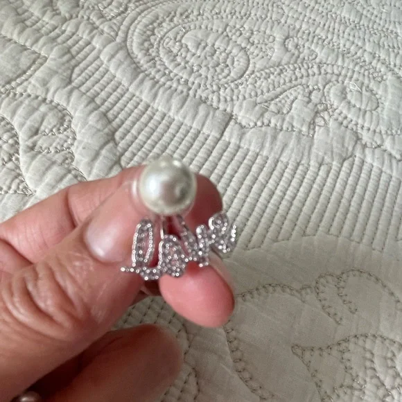 Origami Owl Love Earrings - Picture 2 of 2